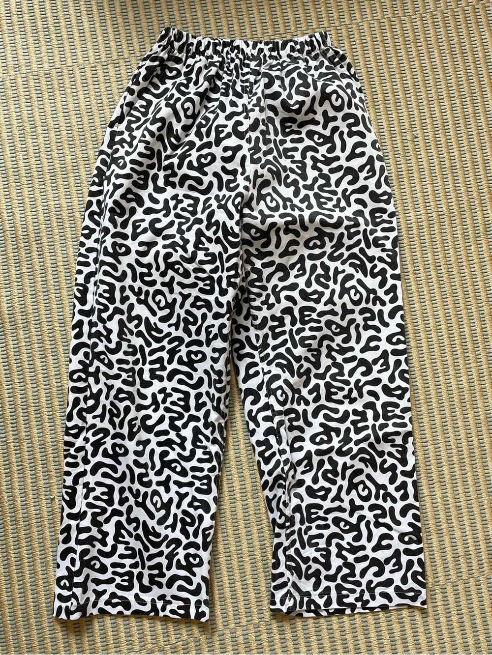 Korean camo print pants